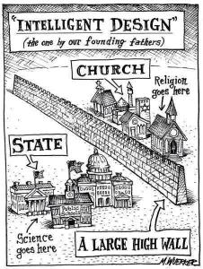 The Constitution clearly separates church & state.